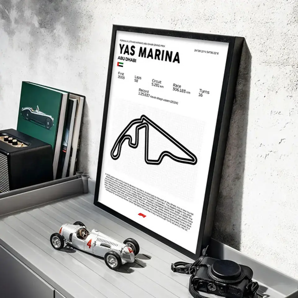 Cuadro Formula 1  Yas Marina Abu Dhabi F1 Motorsport 2