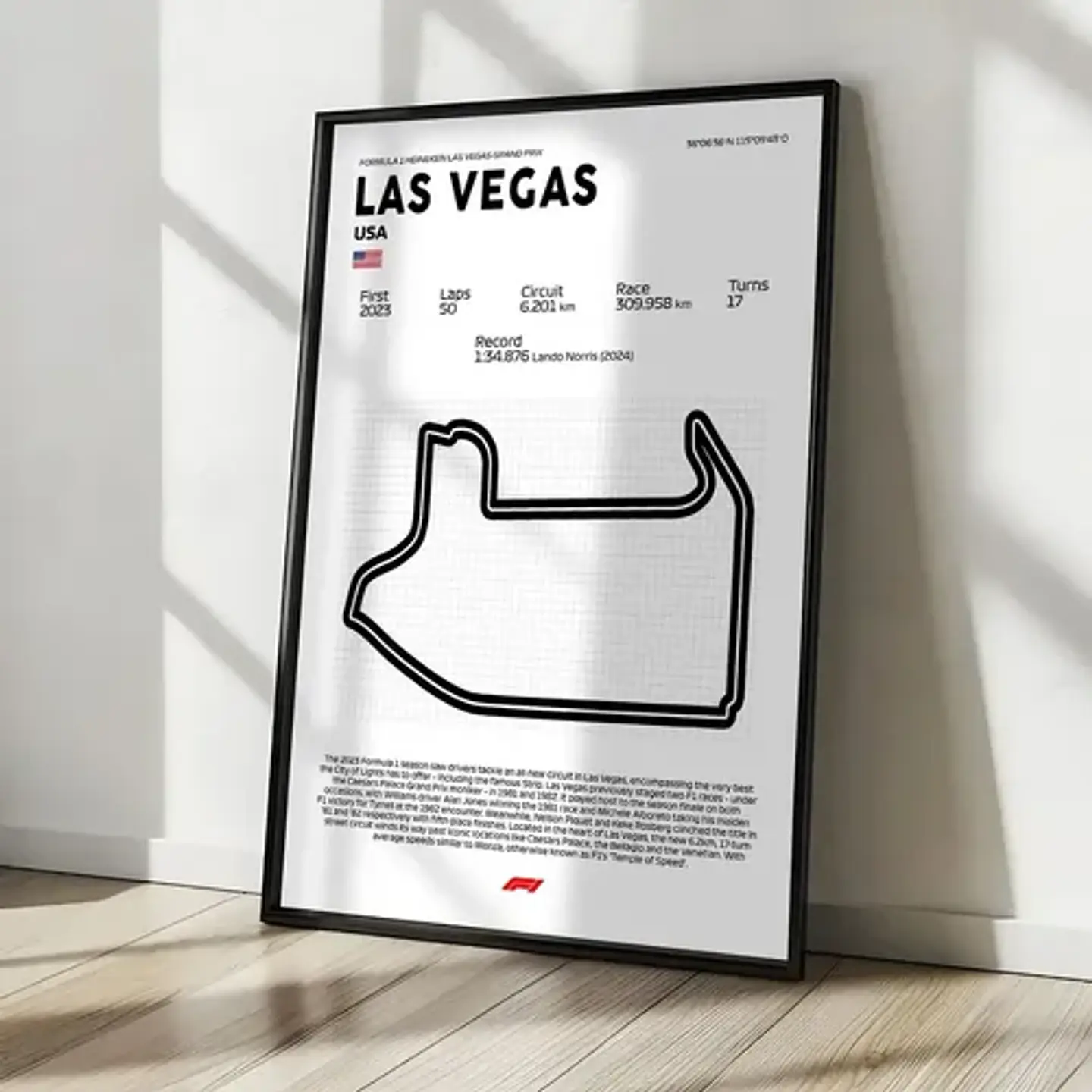 Cuadro F1 Las Vegas Usa Motorsport 2