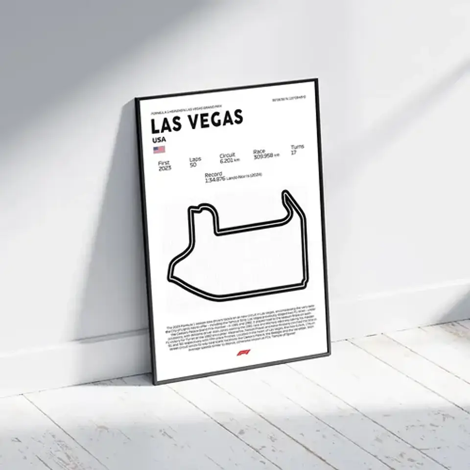Cuadro F1 Las Vegas Usa Motorsport 3