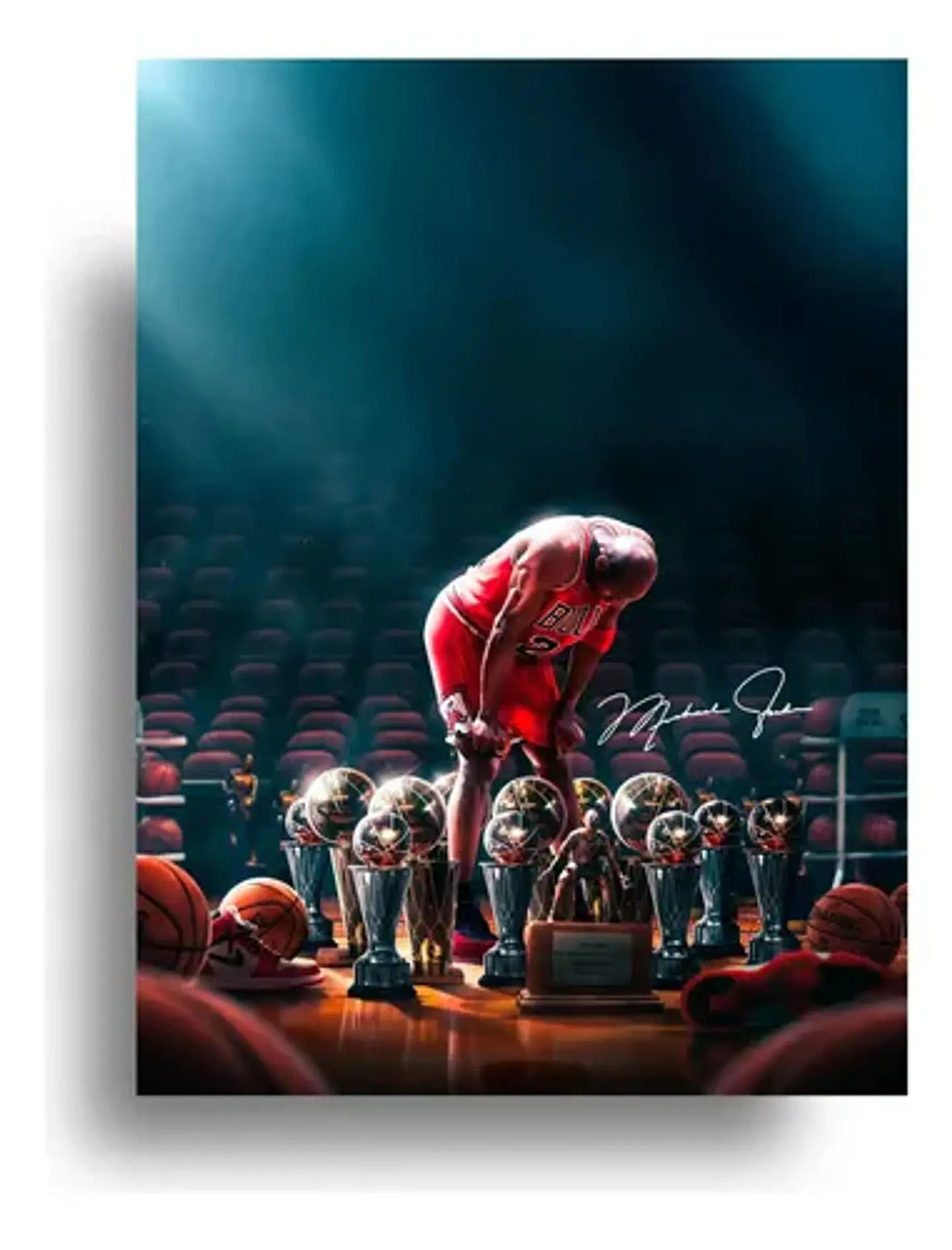 Cuadros De Michael Jordan | 9 Modelos  + Marco 5