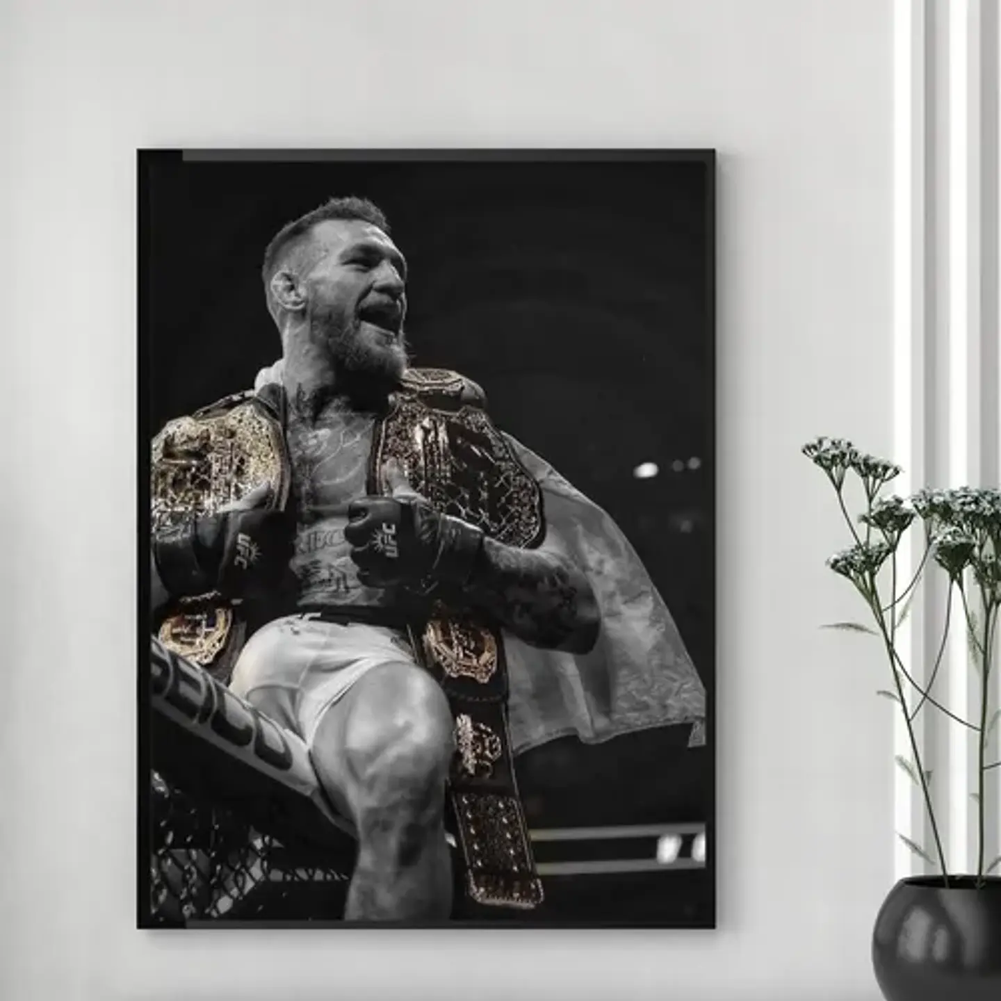 Cuadro De Conor Mcgregor Ufc Peleador + Marco 7