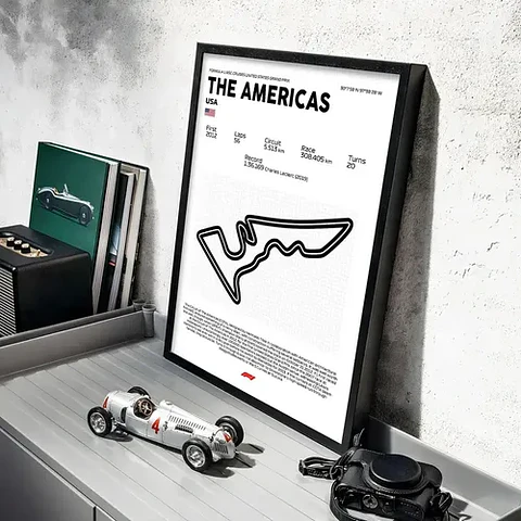 Cuadro F1 Circuito De Las Américas (usa)