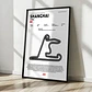 Cuadro F1 Circuito De Shanghái (china Grand Prix) - Miniatura 3