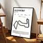 Cuadro F1 Circuito Marina Bay Singapur - Miniatura 2