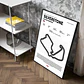 Cuadro F1 Circuito De Silverstone (reino Unido) - Miniatura 3