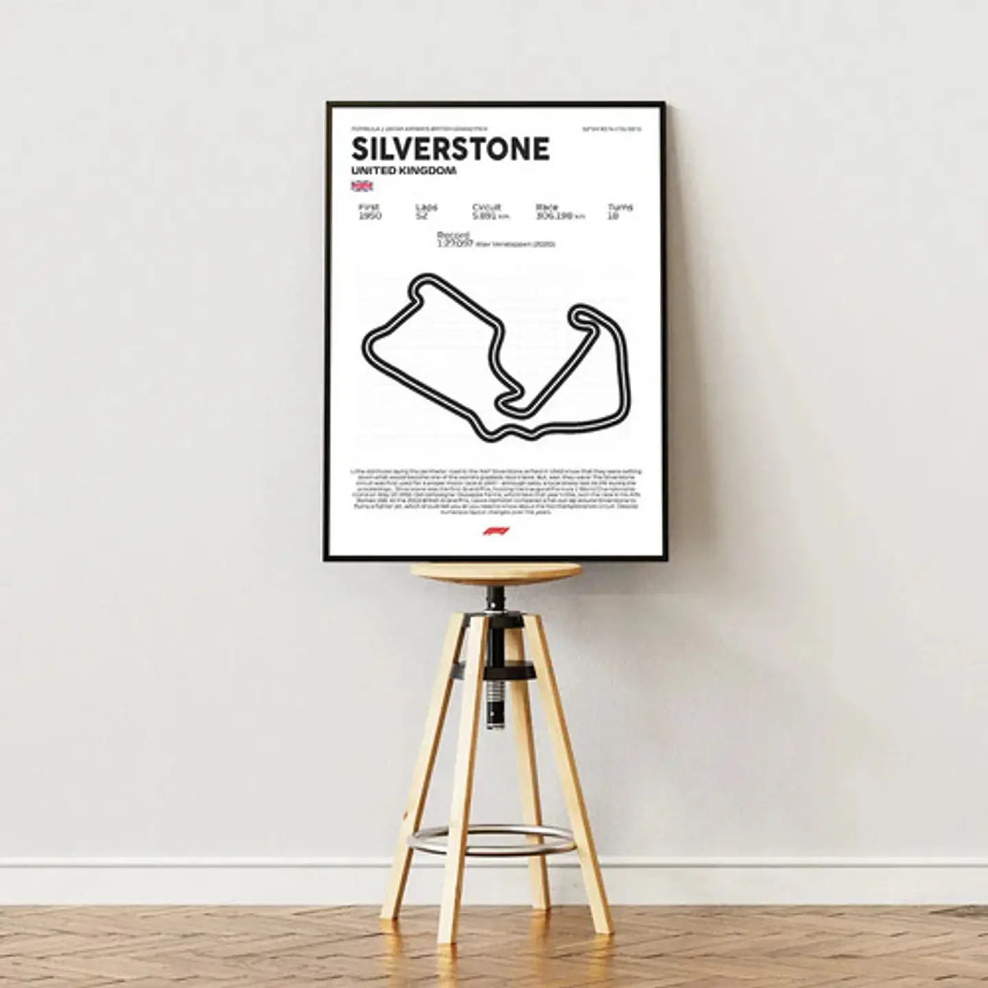 Cuadro F1 Circuito De Silverstone (reino Unido) 4