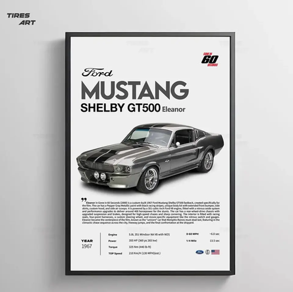 Cuadro Auto Mclaren F1 1992 Deportivo + Marco 5