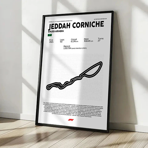 Cuadro F1 Circuito De Jeddah Corniche (arabia Saudi)