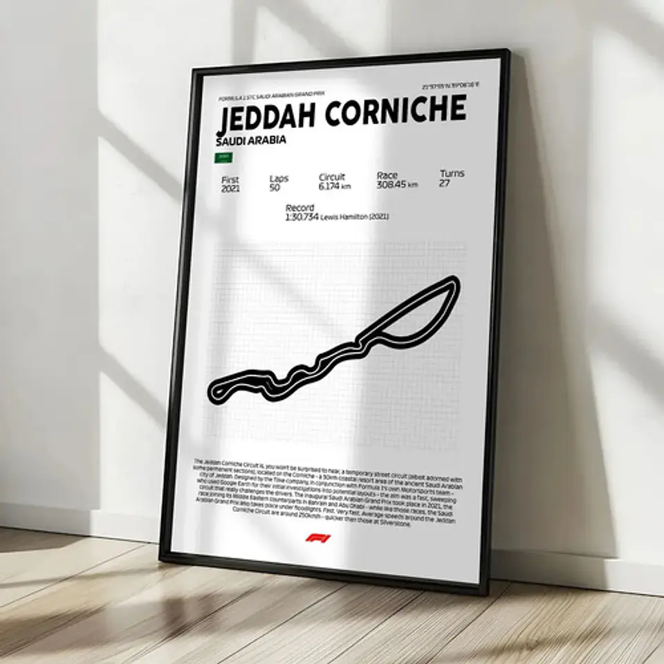 Cuadro F1 Circuito De Jeddah Corniche (arabia Saudi) 2
