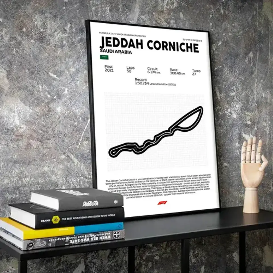 Cuadro F1 Circuito De Jeddah Corniche (arabia Saudi) 3