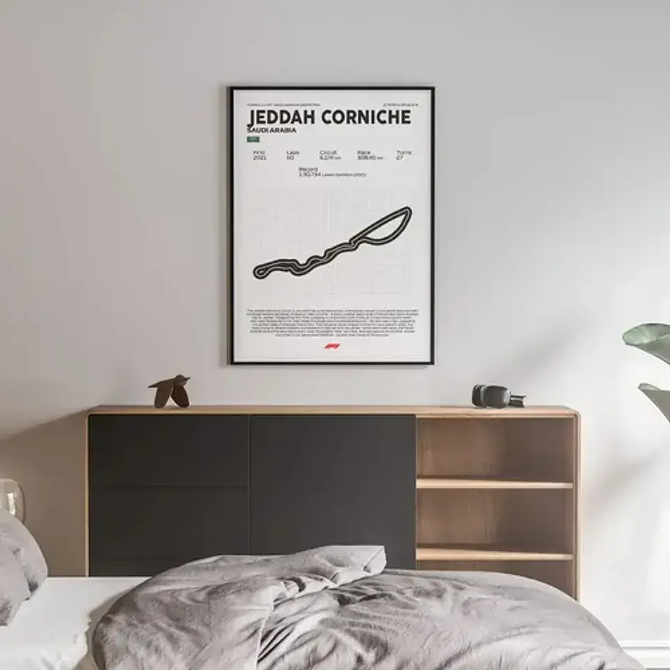 Cuadro F1 Circuito De Jeddah Corniche (arabia Saudi) 4