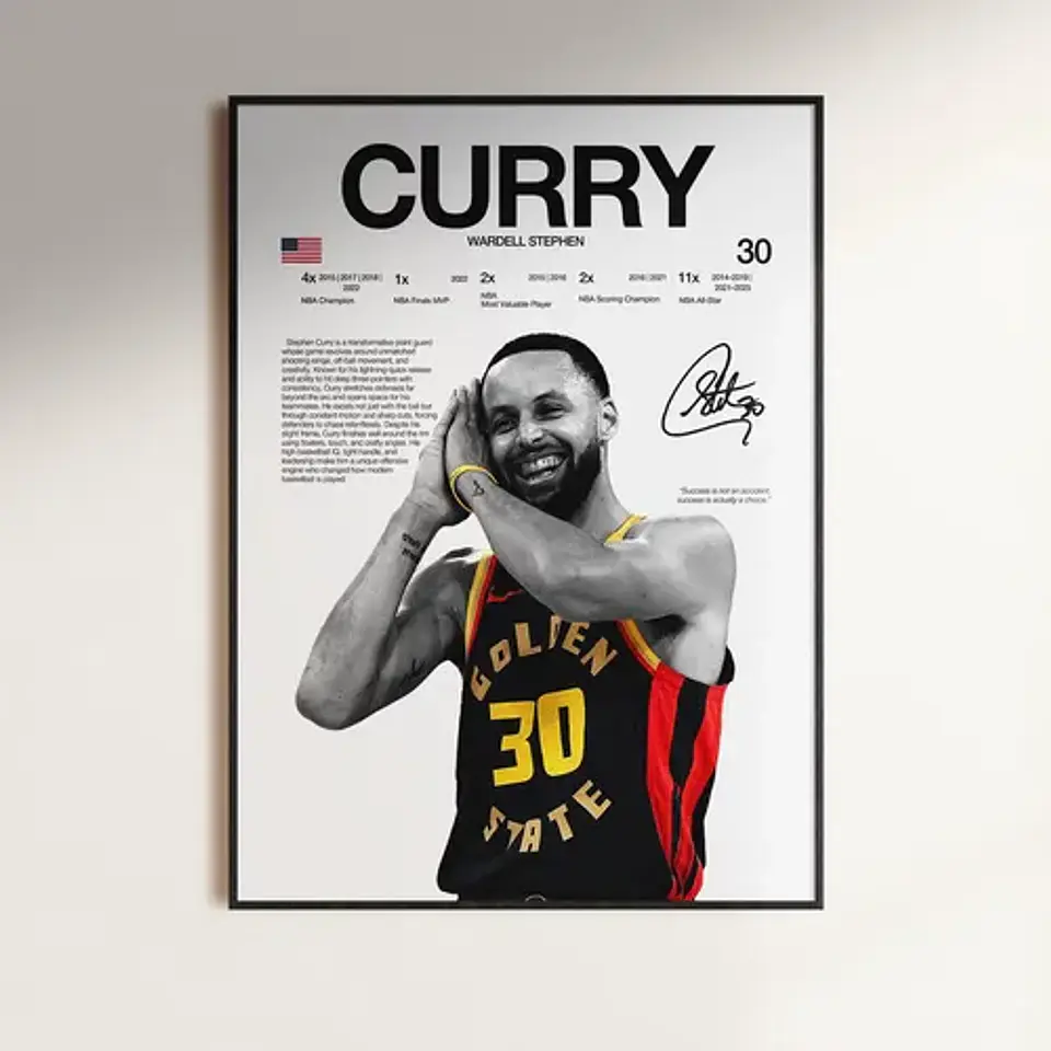 Cuadros Basquetbol De Kobe, Lebron, Curry Y Durant, Iverson 4
