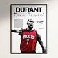 Cuadros Basquetbol De Kobe, Lebron, Curry Y Durant, Iverson - Miniatura 5