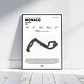 Cuadro Formula 1 Circuito De Monaco Motorsport - Miniatura 1