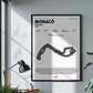 Cuadro Formula 1 Circuito De Monaco Motorsport - Miniatura 2