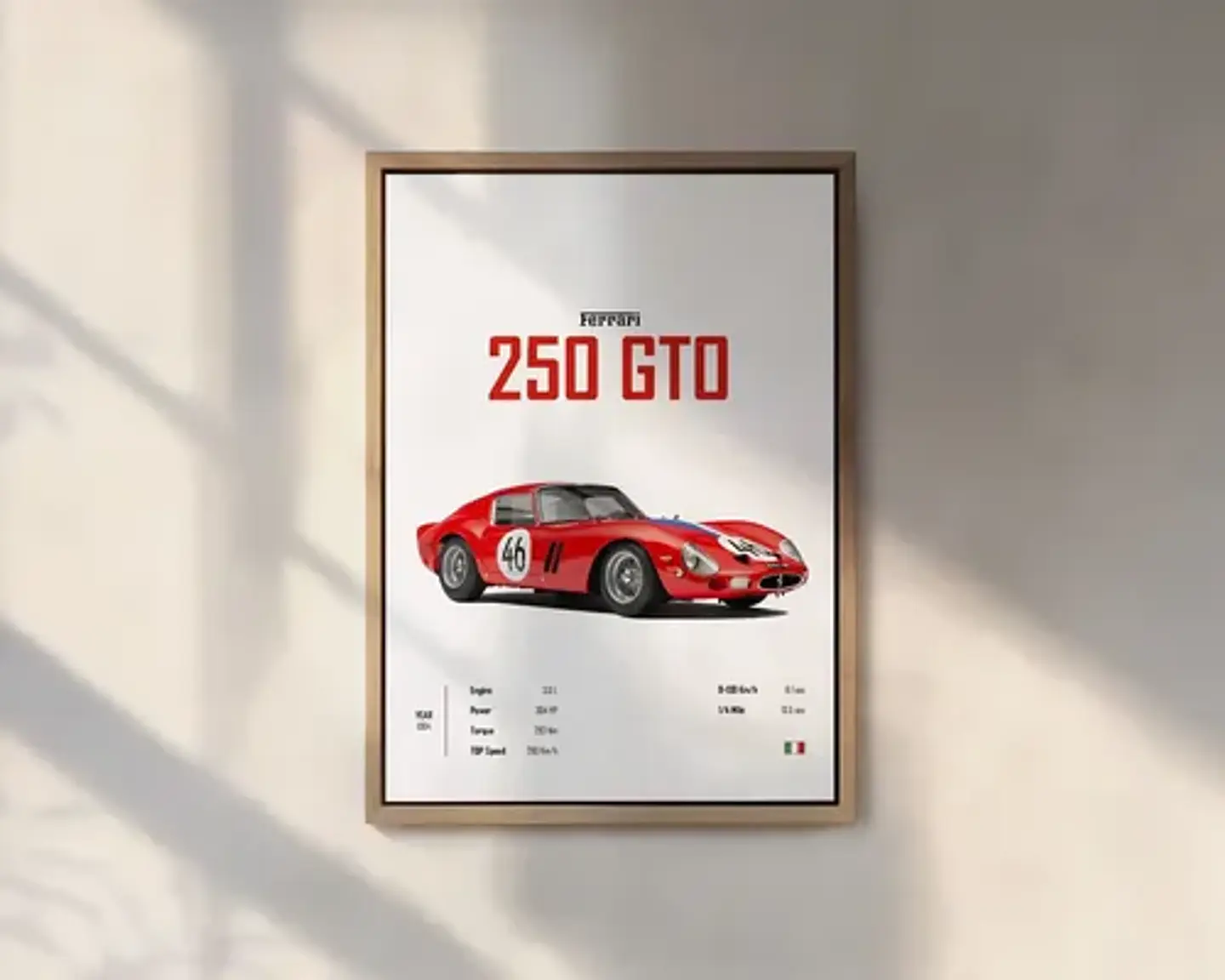 Cuadros De Autos Deportivos Zonda, P1, Aventador, 250 Gto 3
