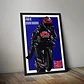 5 Cuadros De Fabio Quataro 20 Moto Gp  El Diablo  + Marco - Miniatura 4