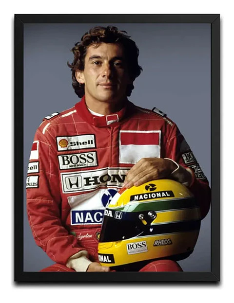 Cuadros De Senna F1 Oficiales + Marco