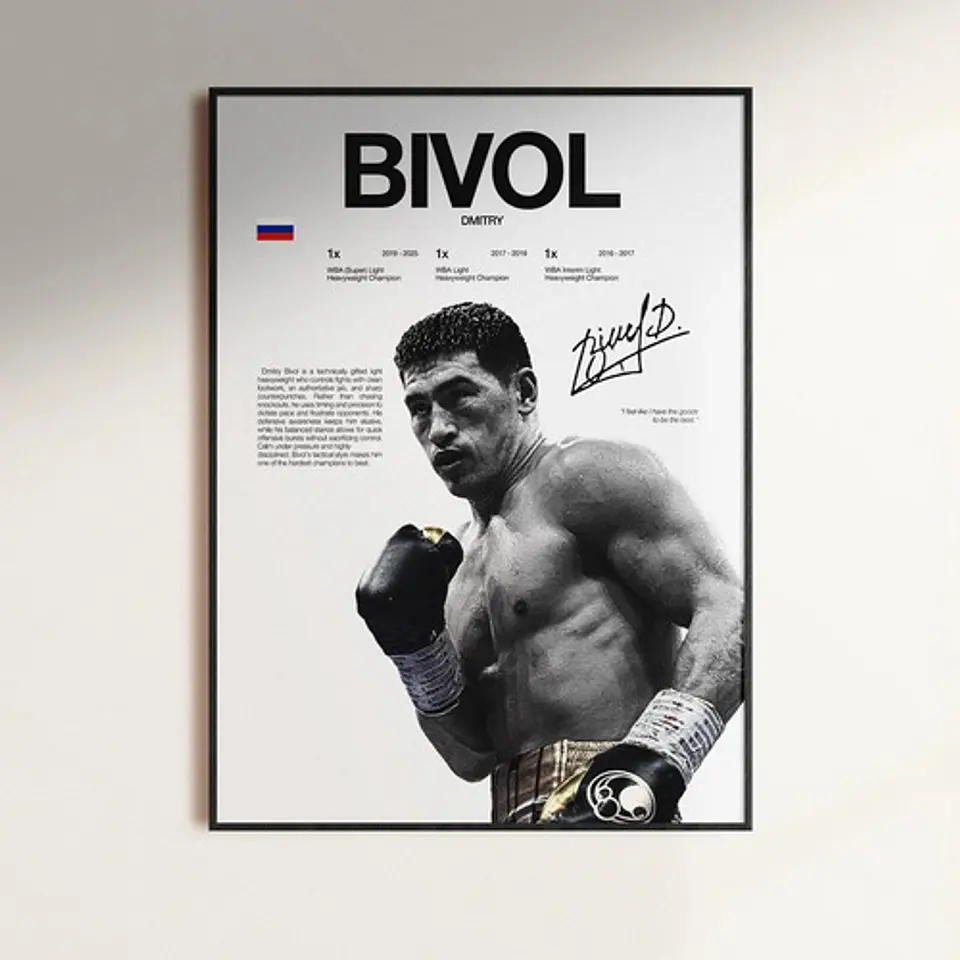 Cuadros Leyendas Boxeo Canelo, Crawford, Usyk, Bivol, Davis 3