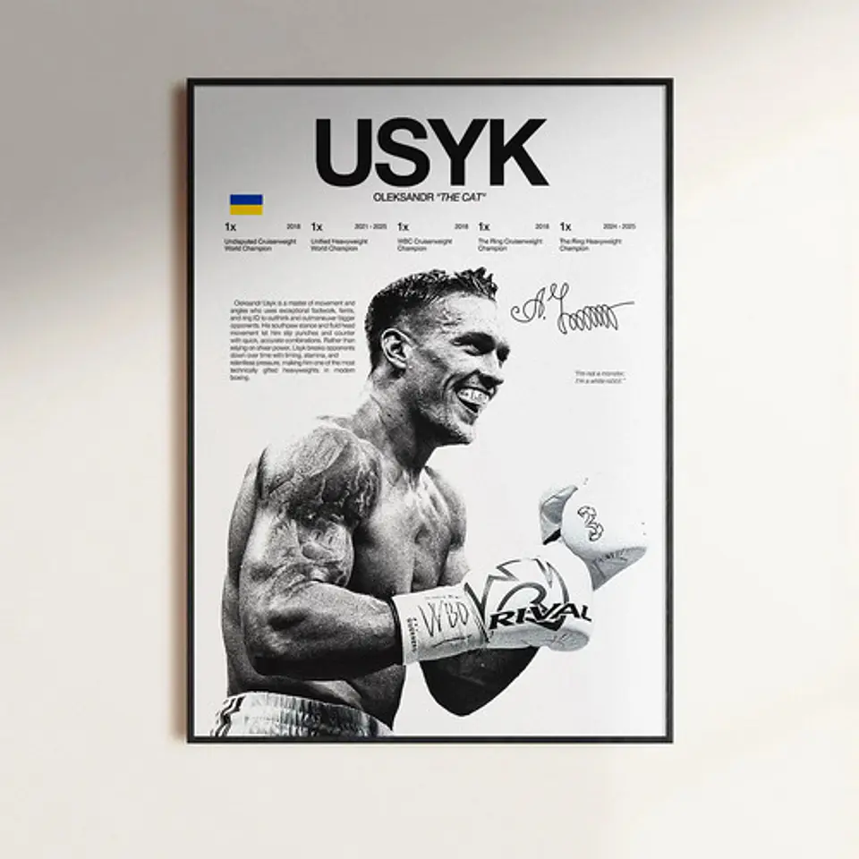Cuadros Leyendas Boxeo Canelo, Crawford, Usyk, Bivol, Davis 7