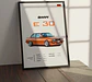 Cuadro Auto Bmw E30 Deportivo + Marco - Miniatura 1