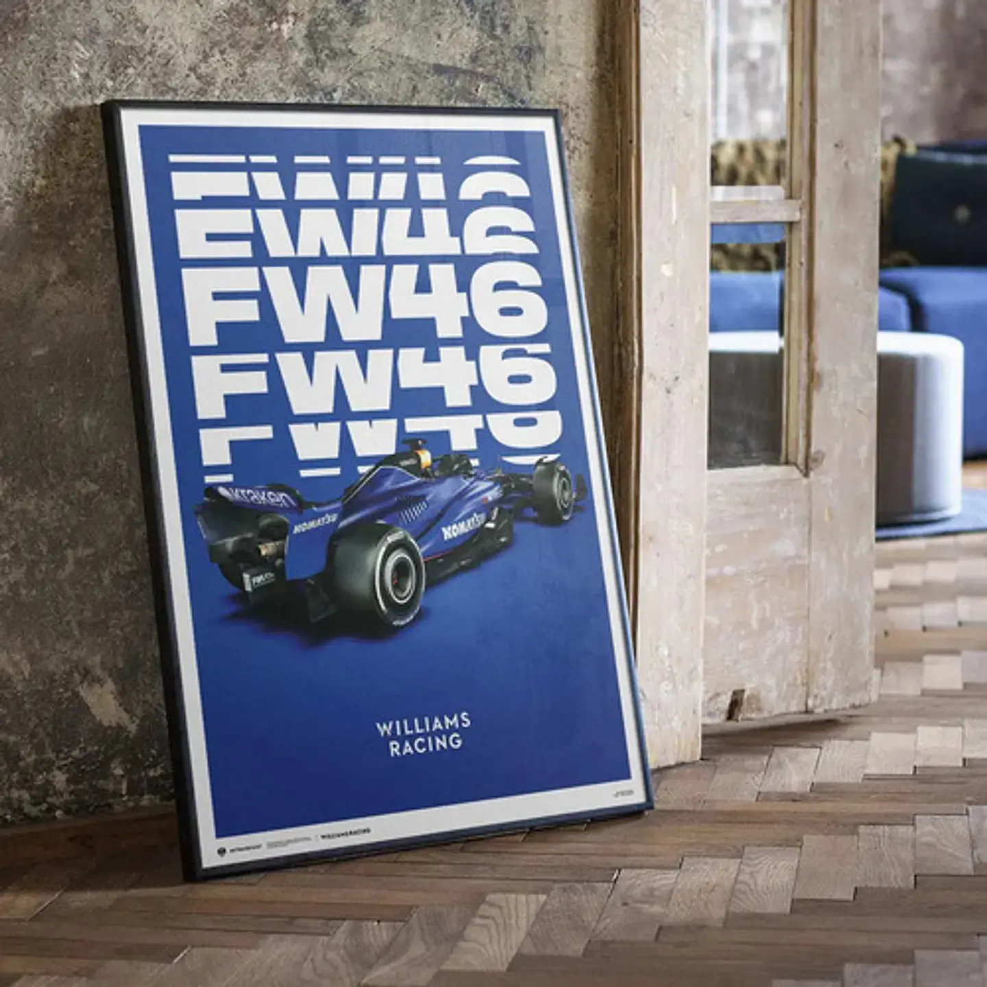 Cuadros De Williams Racing Team F1  + Marco Negro 3