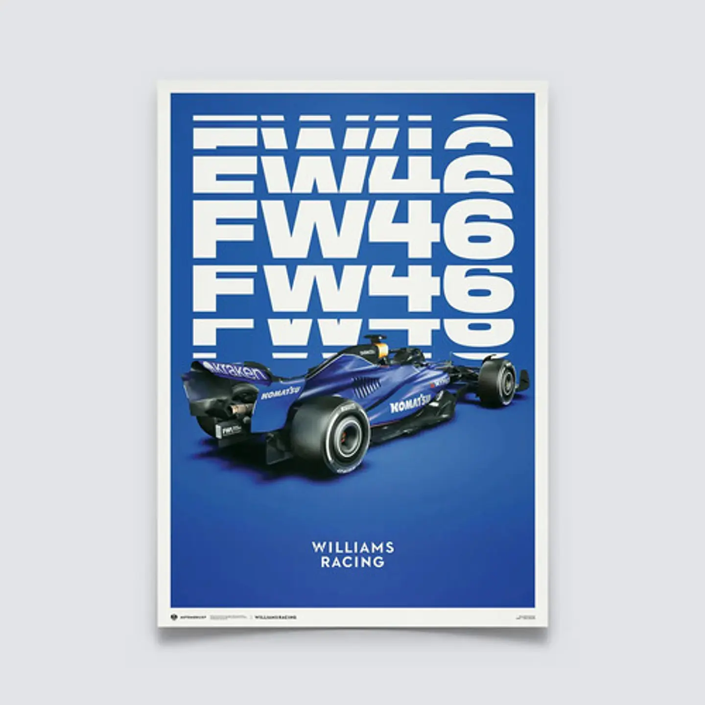Cuadros De Williams Racing Team F1  + Marco Negro 4