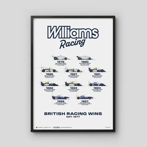 Cuadros De Williams Racing Team F1  + Marco Negro 8