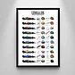 Cuadro Autos, Cascos, Piloto Del Campeonato Mundial 2025 F1 - Miniatura 2