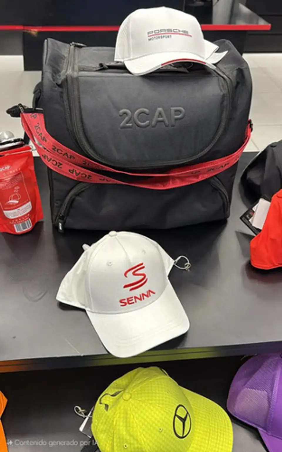 Bolso Mochila Porta Gorra Capacidad Para 24 Jockey Cap Gorro 1