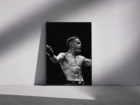Cuadro De Jack Della Maddalena Ufc Peleador + Marco