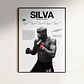 Cuadro De Anderson Silva Ufc Peleador + Marco - Miniatura 1