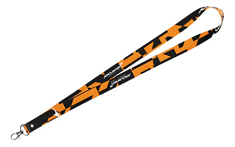 Lanyard Collar Mclaren Camo Negro Llaves