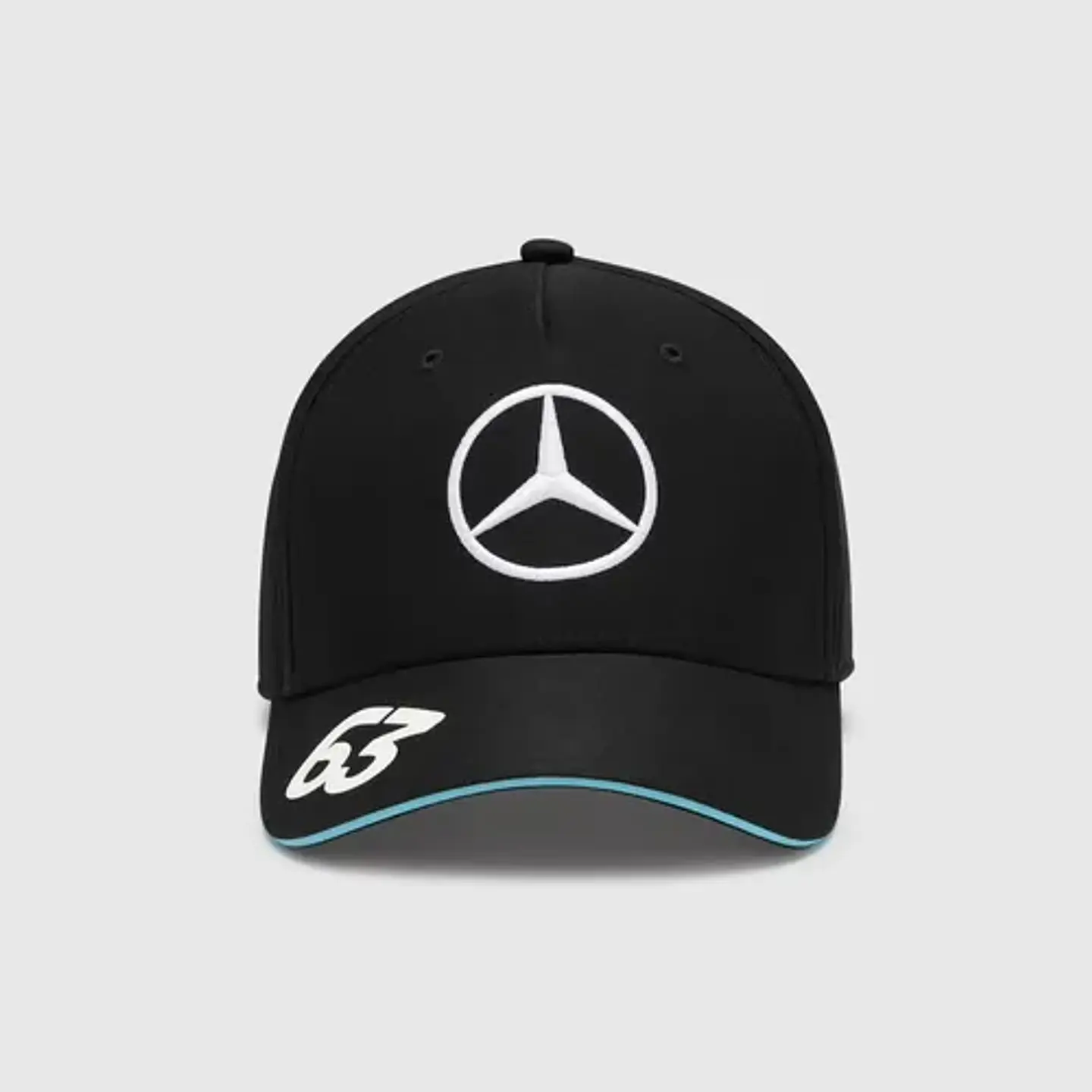 Jockey Mercedes Oficial F1 63 George Russell Gorra Negro 1