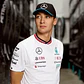 Jockey Mercedes Oficial F1 63 George Russell Gorra Negro - Miniatura 4