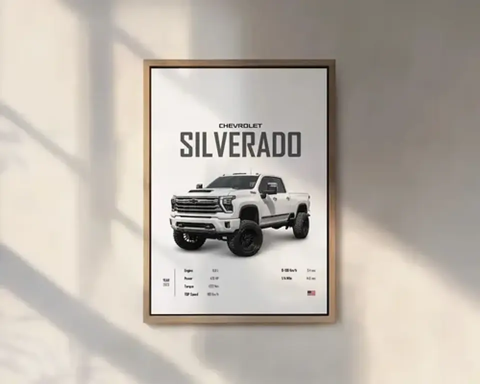 Cuadro Chevrolet Silverado + Marco 1