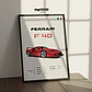 Cuadro Auto Ferrari F40 Deportivo + Marco - Miniatura 2