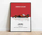 Cuadros De Scuderia Ferrari F1 Charles Leclerc 16 + Marco - Miniatura 1
