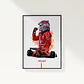 Cuadros De Scuderia Ferrari F1 Charles Leclerc 16 + Marco - Miniatura 5