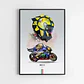 7 Cuadros De Valentino Rossi 46 Moto Gp The Doctor  + Marco - Miniatura 1