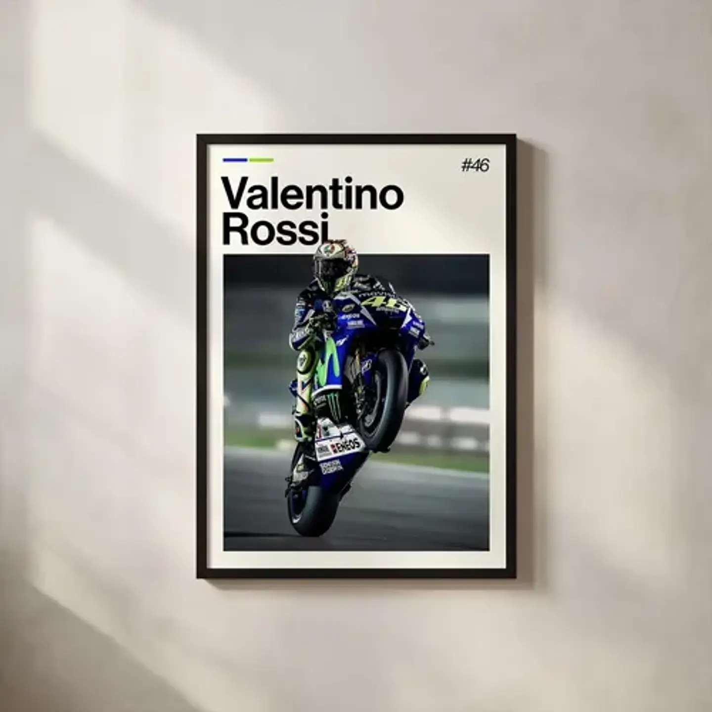 7 Cuadros De Valentino Rossi 46 Moto Gp The Doctor  + Marco 4