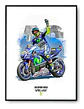7 Cuadros De Valentino Rossi 46 Moto Gp The Doctor  + Marco - Miniatura 5
