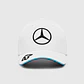 Jockey Mercedes Oficial F1 63 George Russell Gorra Blanca - Miniatura 1