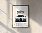 Cuadros De Autos Deportivos Bugatti Chiron + Marco Negro - Miniatura 4