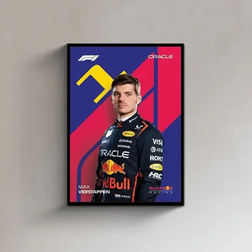 Cuadros De Red Bull F1 Oficiales + Marco 2