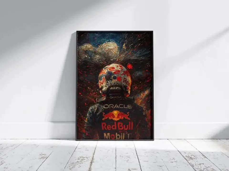 Cuadros De Red Bull F1 Oficiales + Marco 4