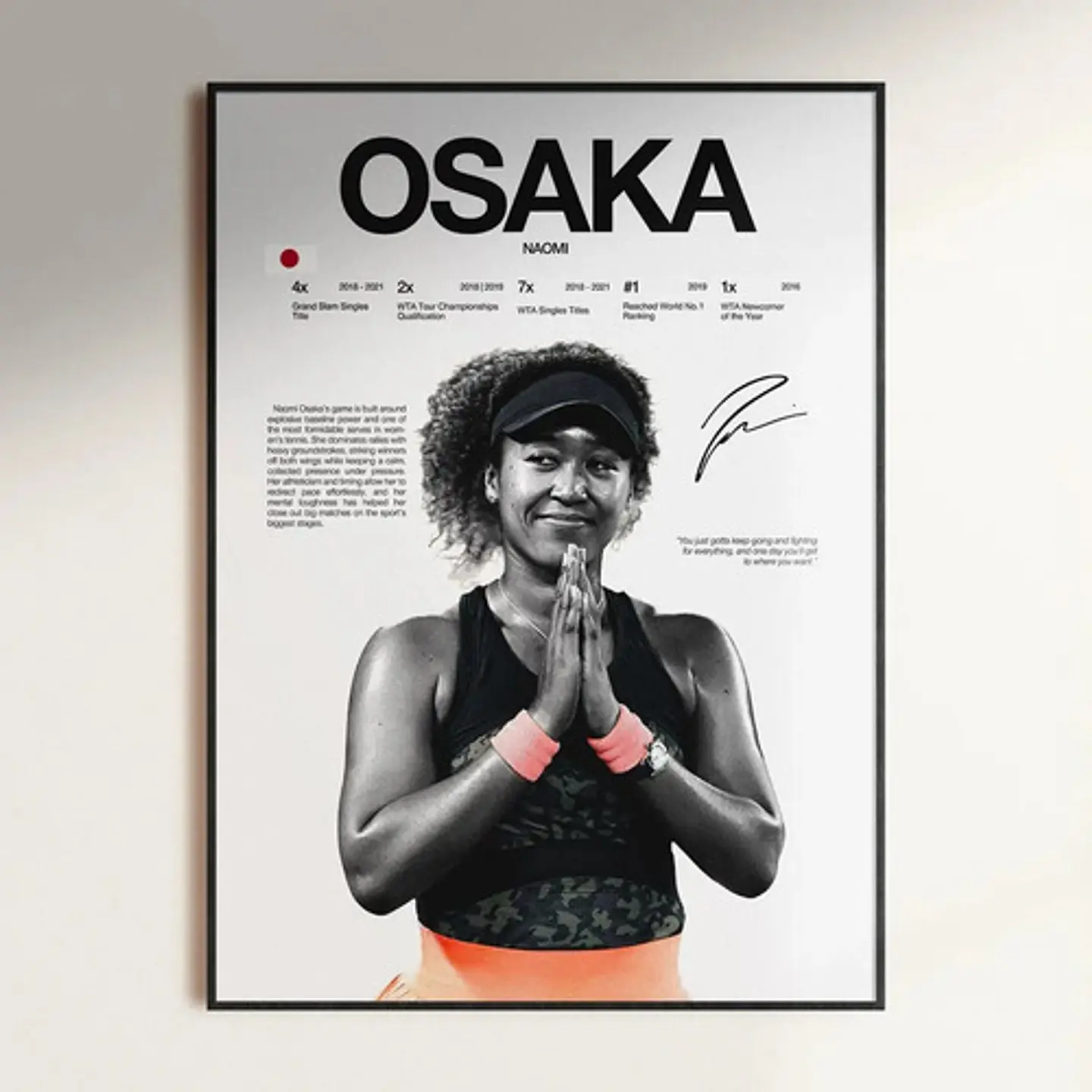 Cuadros De Tenis Sinner, Alcaraz, Serena, Swiatek, Osaka 4