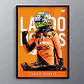 6 Cuadros De Lando Norris 4 Campeón Mclaren F1 + Marco - Miniatura 1