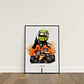 6 Cuadros De Lando Norris 4 Campeón Mclaren F1 + Marco - Miniatura 5