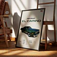 Cuadro Auto 1974 Chevrolet El Camino Ss  Deportivo  + Marco - Miniatura 1